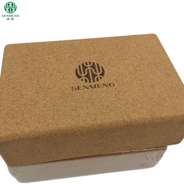 Organic and Durable Custom Eco-Friendly Natural Non-Slip Cork Yoga Brick for a Hypoallergenic and Antifungal Practice