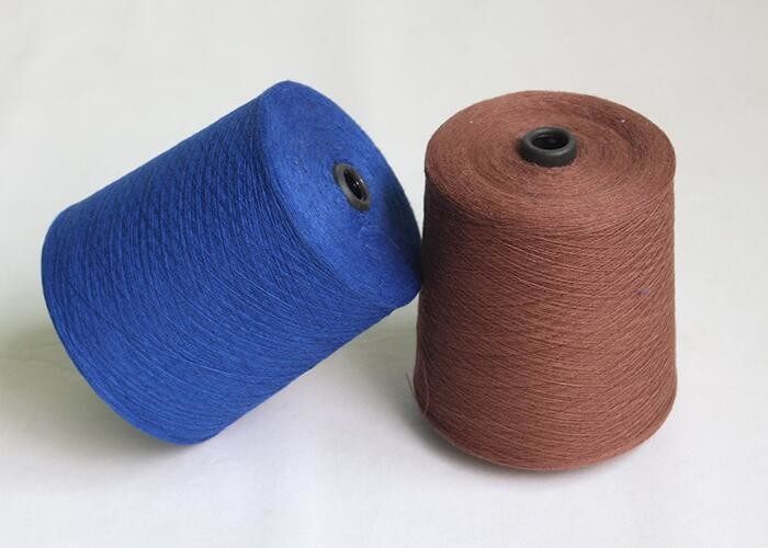 Open End 100% Combed Colored Pattern Pure Cotton Yarn 20S 30S For Knitting Work Gloves