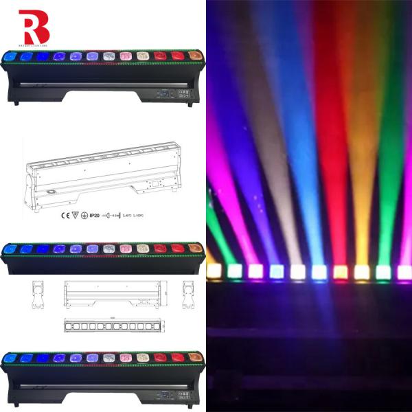 Сцена Диско DJ освещение DMX 40W RGBW 4in1 Пиксельная голова 12X40w Beam Wash Zoom Движущиеся огни