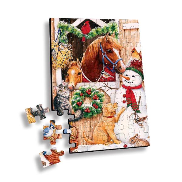 100 головоломка части пластиковая 3D линзовидная печатая для сувенира