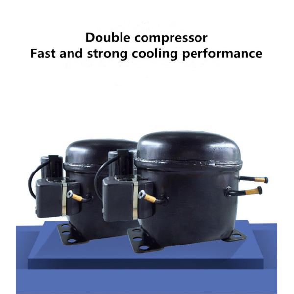 Multiclimate Vertical Glass Door Freezer , 750W 3 Door Merchandiser Refrigerator