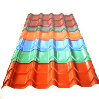 Fabricants de carreaux en acier inoxydable de couleur de toit de couleur de carreaux en acier de couleur de tôle ondulée en acier résistant à la corrosion