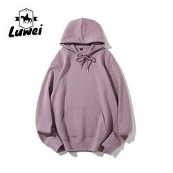 Embroidered Blank Felpa 80% Cotton 280g Sweatshirts Fitted Heavy Men Pullover Jumper Hoodies Cotton