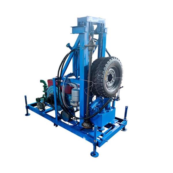 150m 16.2Kw Diesel Full Automatic Screw Thread Portable Water Well Drilling Machine