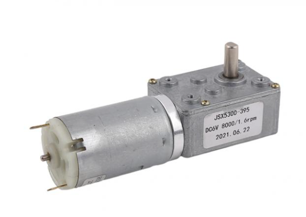 90 Degrees Double Shaft Worm Gear Motor 24V Cylinder DC Motor Motor diameter 31mm