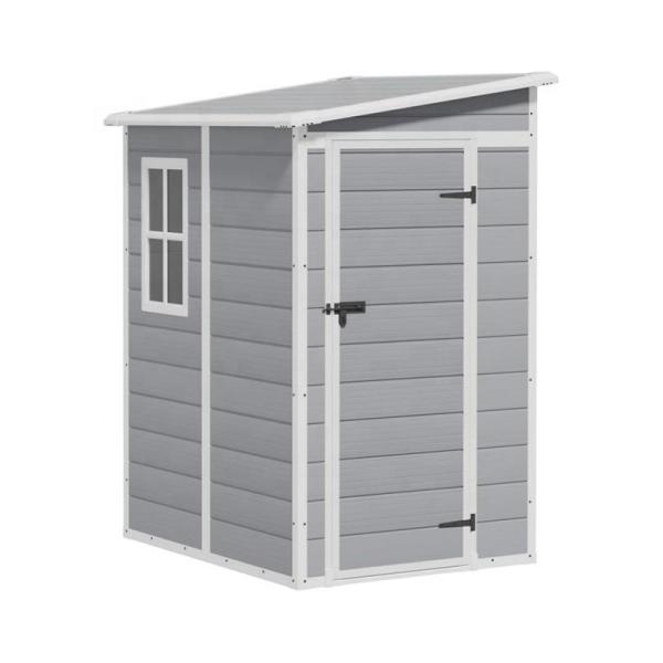 3x5ft Weatherproof Plastic Garden Shed with Floor