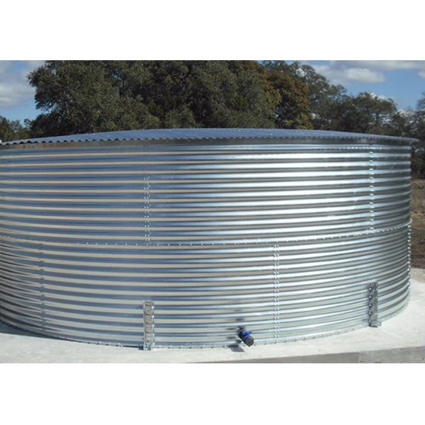 SS316L Galvanised Cold Water Storage Tank , Anti Corrosion 5m3 Water Tank