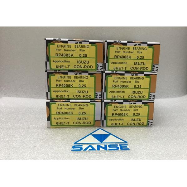 6HE1 Engine Connecting Rod Bearing RP4005K Daido Engine Bearings Used For Isuzu Engine