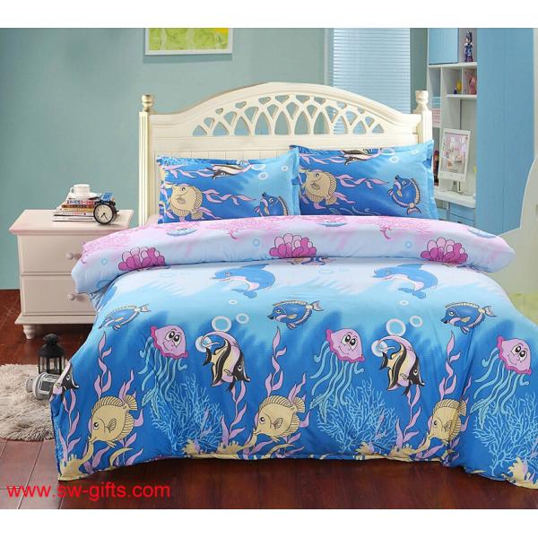New Printing Bedding Set Fashion Bed Sheet Duvet Cover Pillowcase Winter Cotton Bed set