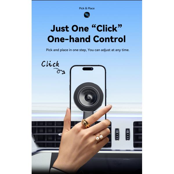 Essager ES-ZJ27 serie de cargadores de teléfono de ventilación de seguridad magnética para automóviles