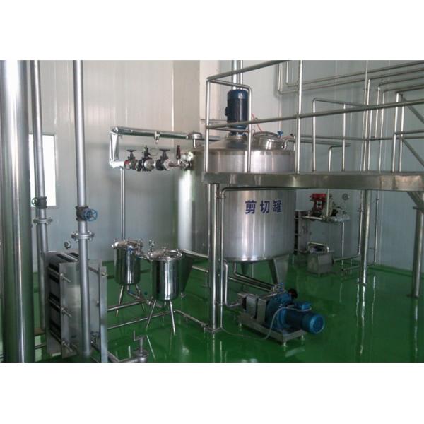 Durable Stainless Steel Fermentation Tanks Jacketed Mixing Vessel GMP Approved