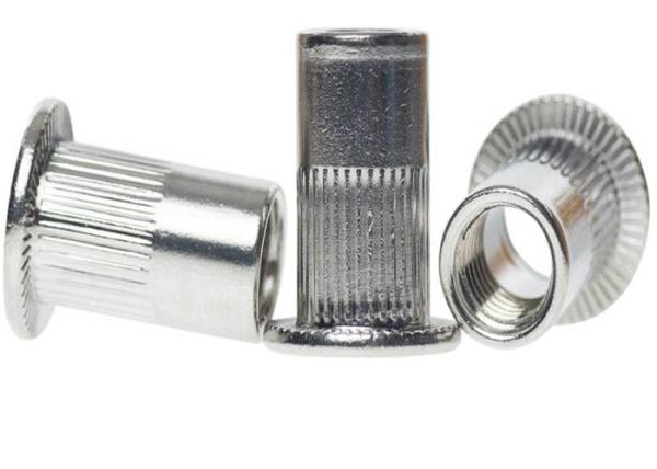 M8 M10 M12Super Duplex Stainless steel  2205 2507 904L Knurled Flat Head Rivet Nut