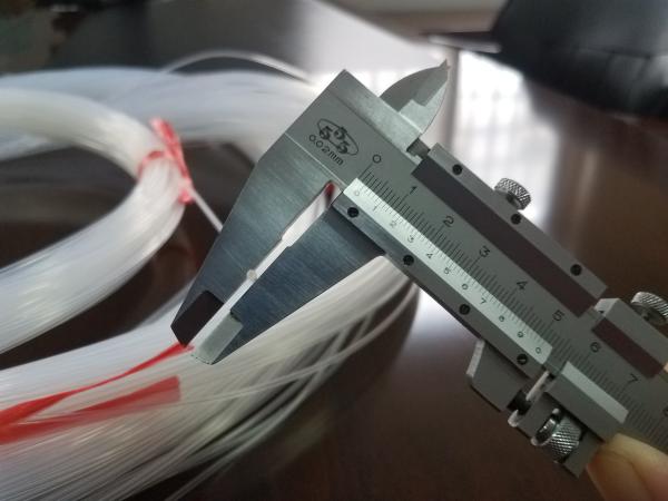Clear Virgin TPU PTFE Tubing with 30Mpa Tensile Strength and 90 Shore A Hardness