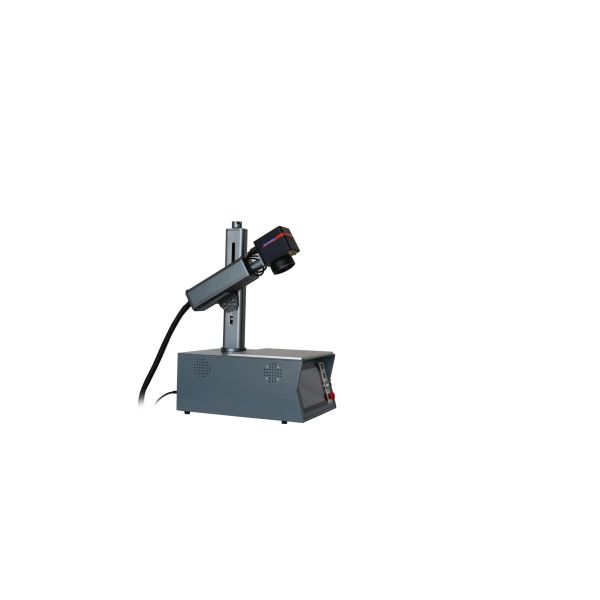 Compact Fiber Laser Marker on Production Line