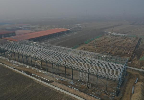 Environmentally friendly and durable Steel Structure Industrial Buildings Manufacturing logistics and warehousing Industrial park layout