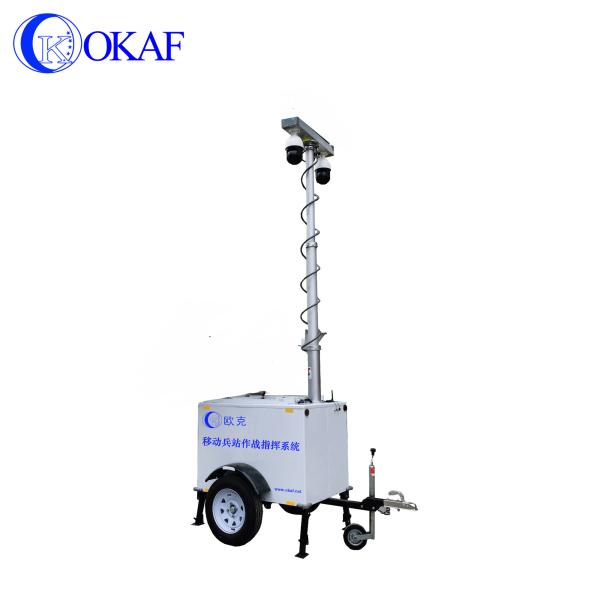 Mobile Light Tower Emergency Lighting Temporary Lighting For Road Construction
