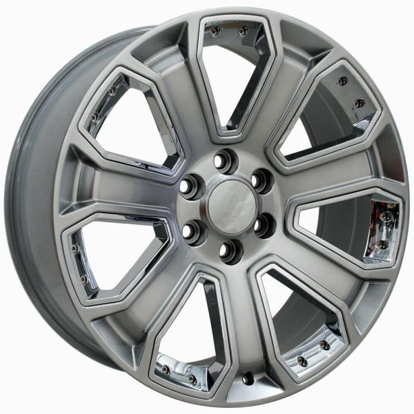 22 X 9 Chrome Wheels Chevrolet Silverado GMC Sierra Replica Rims 5661