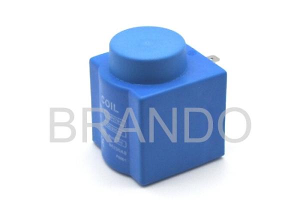 Cor de bronze pneumática do azul do corpo da bobina EVR 230V do solenóide do sistema de refrigeração de R134a