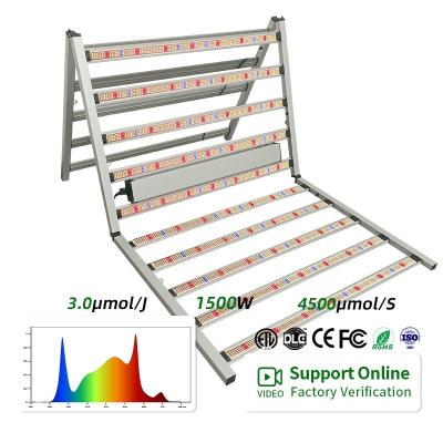 Commercial Foldable LED Grow Lights 1500 Watt Plant LED Grow Lights For Seed Starting