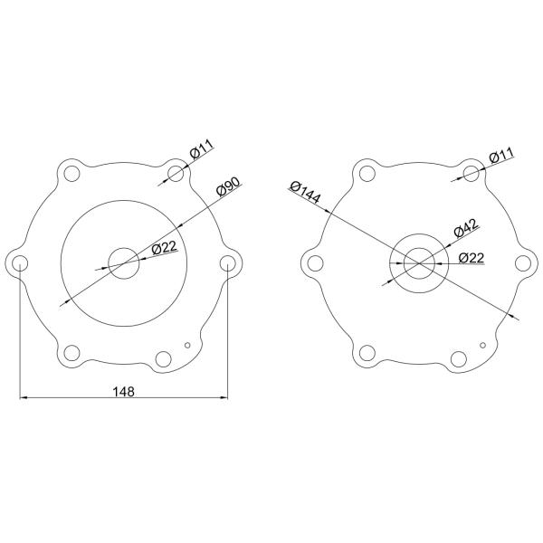 DB116/C + DB16/G Diaphragm For 2'' Mecair Pulse Valve Мекеир ДБ116 и ДБ16 Комплекты по ремонту диафрагмы для импульсных клапанов 2