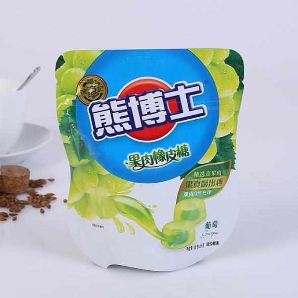 Resealable Biodegradable Stand Up Plastic Bags , Custom Printed Heat Seal Food Bags