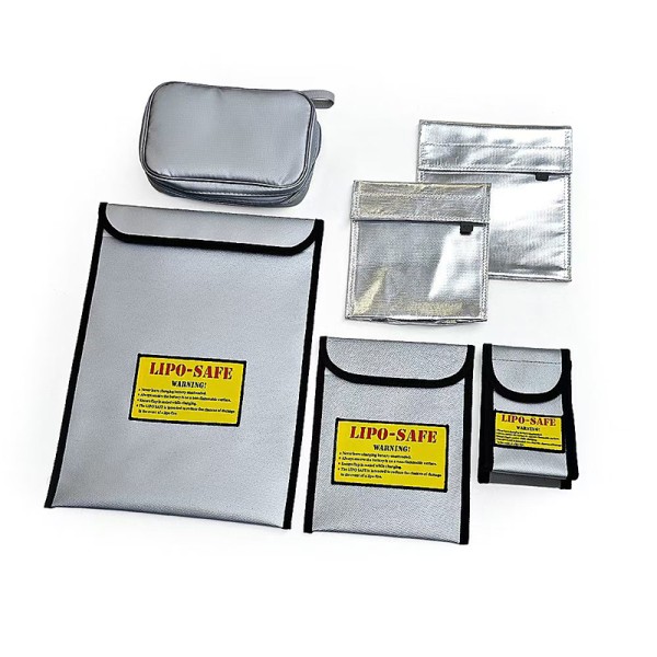 Explosionproof Lithium Battery Fireproof Bag Large Capacity Storage Guard Safe Pouch For Charge