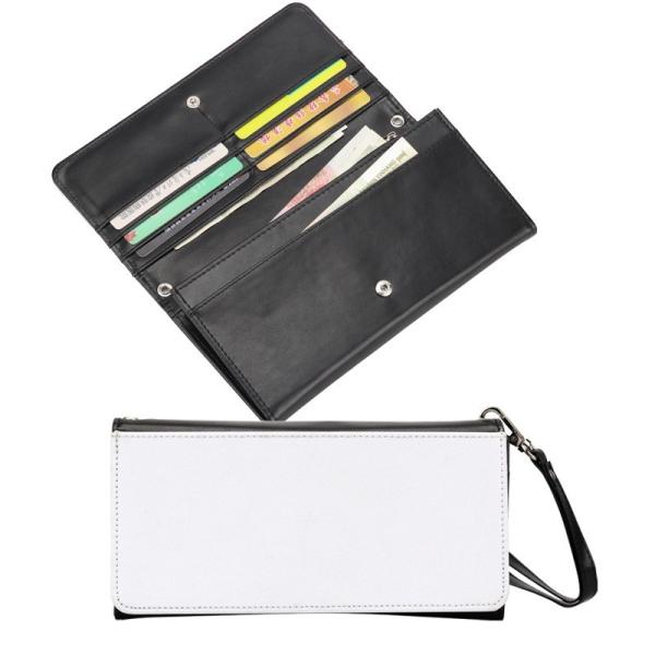 Women Sublimation Wallet Custom Printing With Wrist Strap Sublimation Purse Blanks Women Clutch