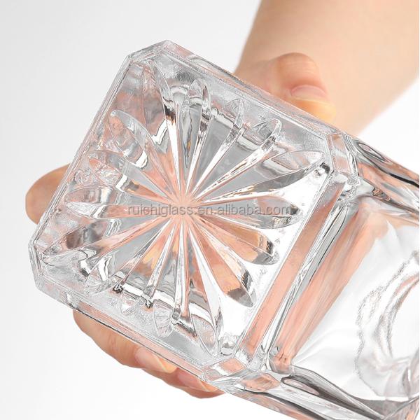 Aluminum Plastic PP Collar Brandy Glass Bottles Packaging for Wine 250ml 500ml 750ml