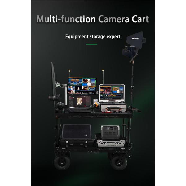 Equipment Storage Movie Shooting Studio Room Cart with Unfold Dimensions 120*60*92cm
