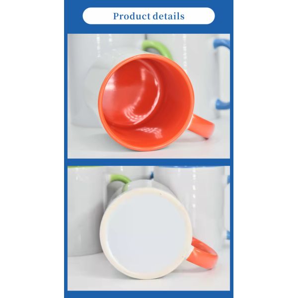 Factory Direct 11oz Double-Color Sublimation for Mugs Gradient Design Glass Cups for Promotional & Business Gifts