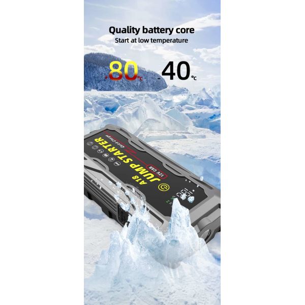 All In One Portable Car Jump Starter Power Bank 3000A With LED Light