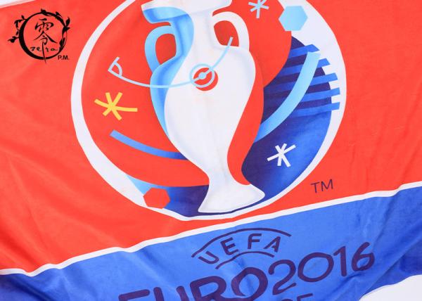 Microfiber Size 30'' x 60'' Europe Cup Logo Beach Towel , Fast Drying Super Absorbent Gym Towel