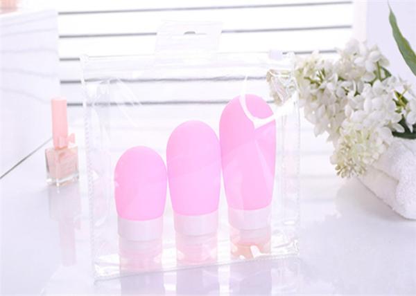 FDA Silicone Travel Bottle Set Custom Color Food Grade silicone baby bottle