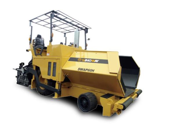 Mobile Road Building Construction Equipments 6m Hydraulic Wheeled Asphalt Road Paver