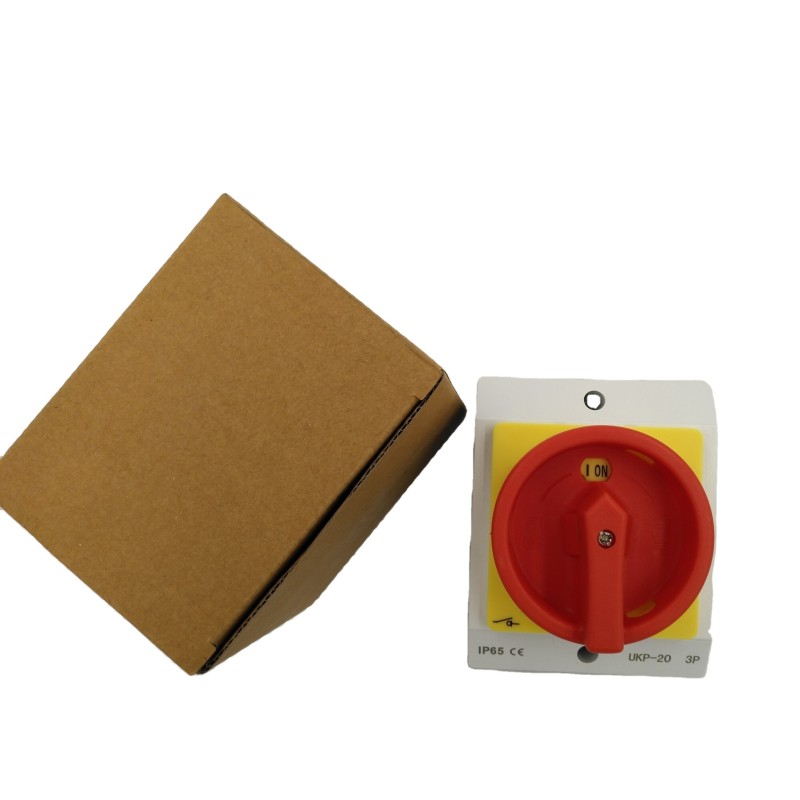 IP65 Waterproof of Power Main Switch  Rotary Isolator Switch 3 Phase 20a with 3 Pole Disconnect Switch