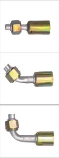 #6 #8 #10 #12 Flexible Al outer screw jonit with Al jacket (Male O-Ring)/ auto air conditioning hose fitting