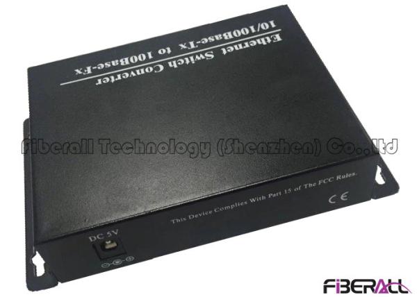 Management 10/100M Multiport Fiber Ethernet Media Converter With Four RJ45 Ports