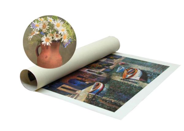 Lona do algodão do Inkjet de um grande formato de 60 polegadas para a tinta solvente de Eco