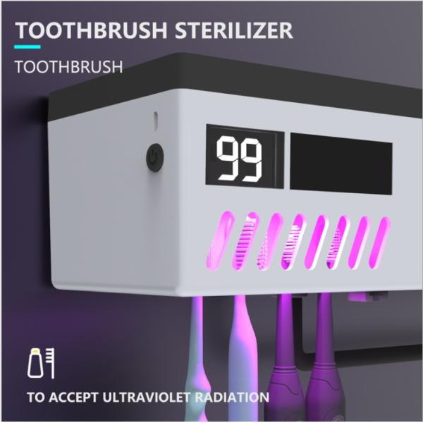 Intelligent 1200mAh Toothbrush Sterilizer Holder 3.7V Ultraviolet