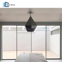 Room Aluminium Sliding Doors Soundproof Waterproof Bifold Sliding Glass Doors