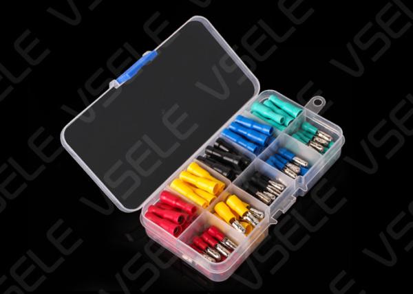 Full Female Male Quick Wire Connectors / Insulated Bullet Connectors Electrical Crimp