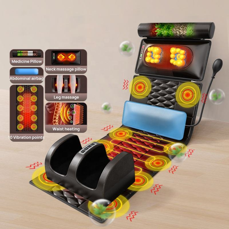 Ergonomic Foldable Massage Mattress Featuring Multi Zone Heating and Deep Tissue Vibration for Professional Wellness Centers