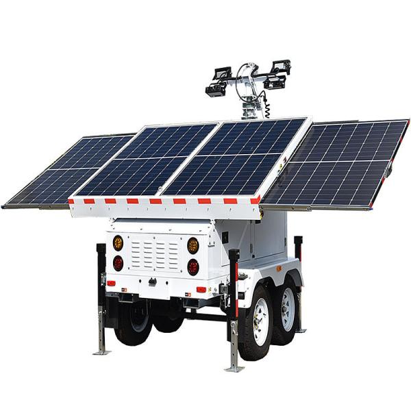 Portable Generator Light Tower Emergency Response Zones LED Tower Lighting Solar Light Tower