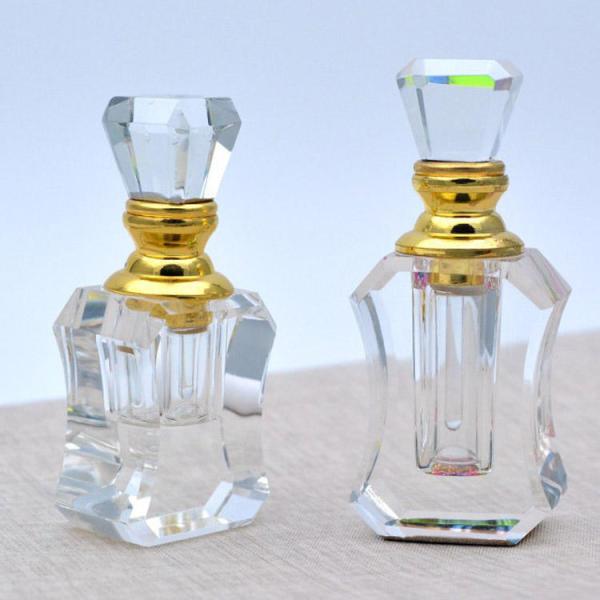 Luxury Crystal Empty Perfume Bottle With Customized Design 1ml 2ml