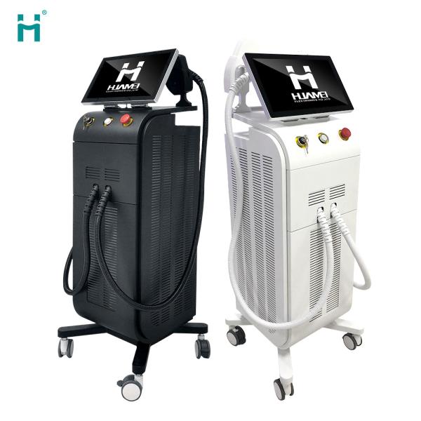 Double Handle Titanium Laser Hair Removal Machine for Safe and Comfortable Treatment