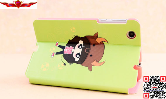 New 100% Qualify Perfect Fit Cartoon Ultra Thin PU Leather Cover Case For Lenovo S5000