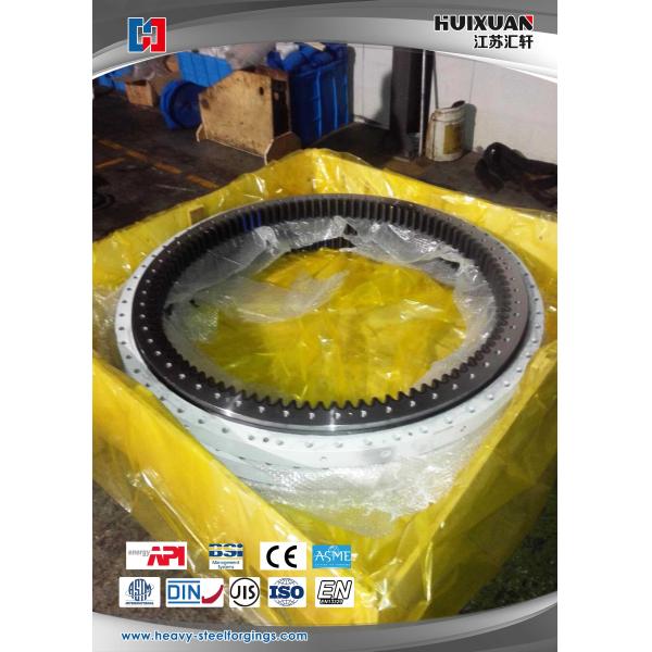 50Mn Large Diameter Forged Steel Flanges Engineering Slewing Bearing Flange