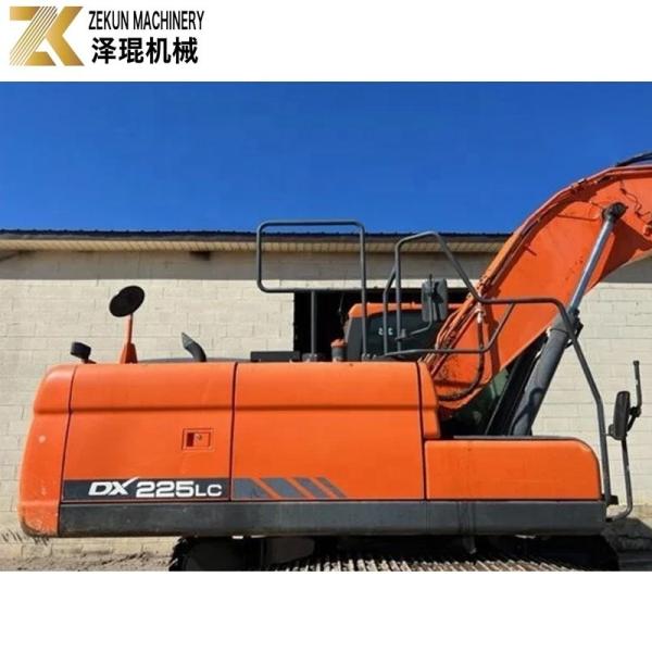 Excavadora original de 22 toneladas de segunda mão Doosan 225 Excavator DX225LC