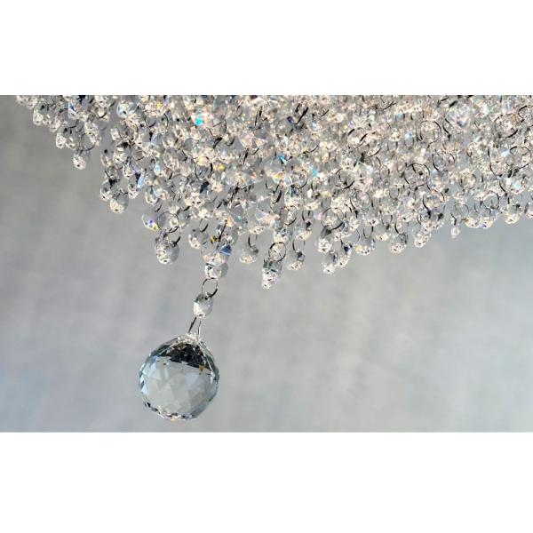 JYLIGHTING Lustre en cristal européen Éclairage décoratif pour mariage Hôtel Salon Escalier américain Suspension lumineuse Luxe