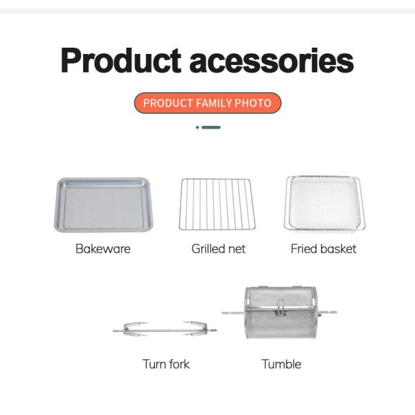 Household 14L Air Fryer And Toaster Oven 14.8 Quart